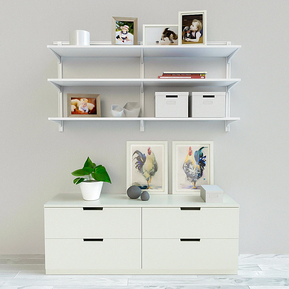 Decorative Set for Cabinet and Shelves