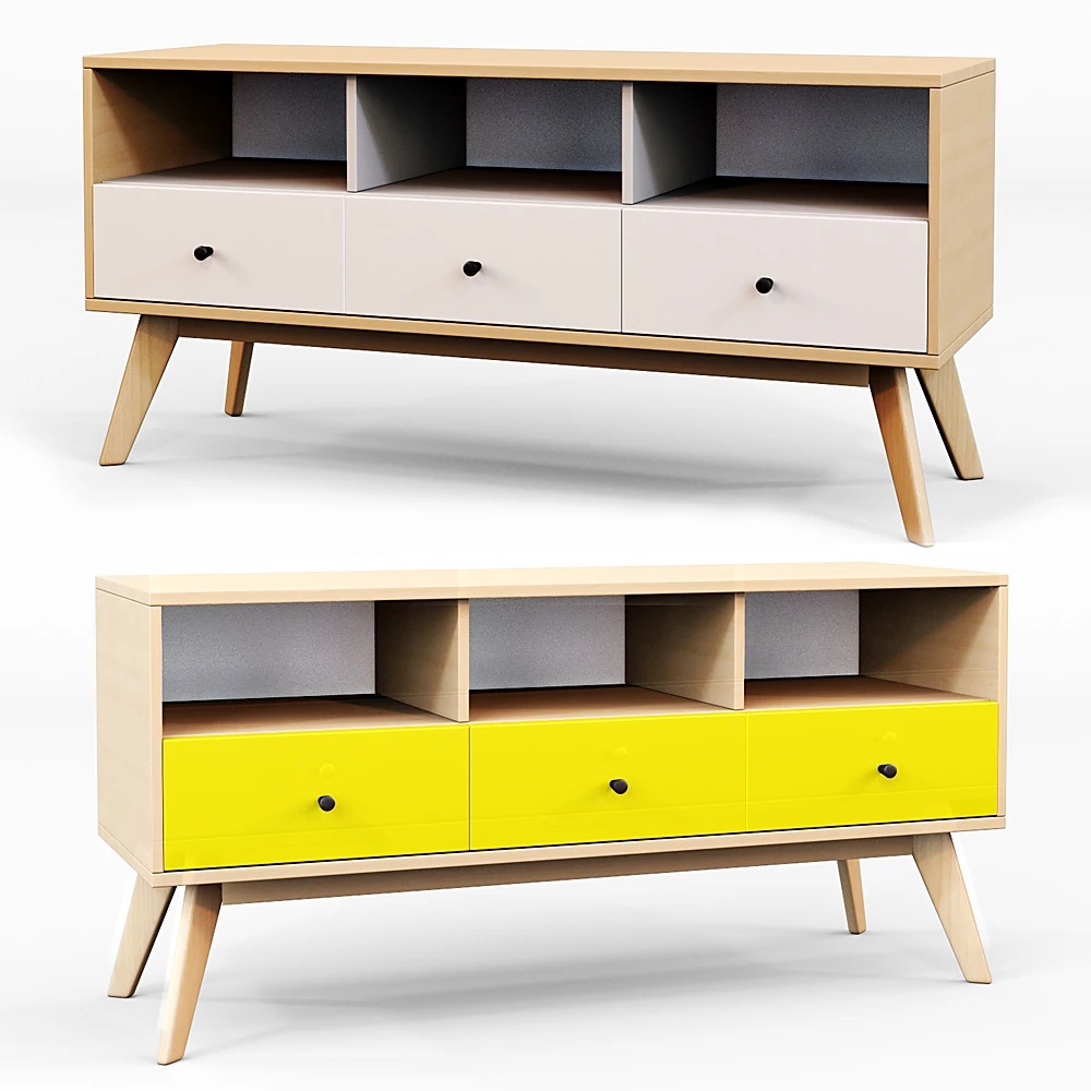 Modern Wooden Sideboard with Drawers