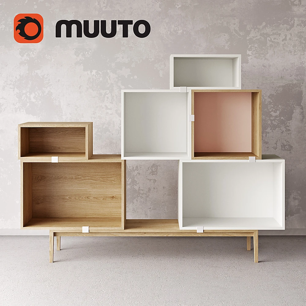 Modular Storage System Stacked by Muuto (3)