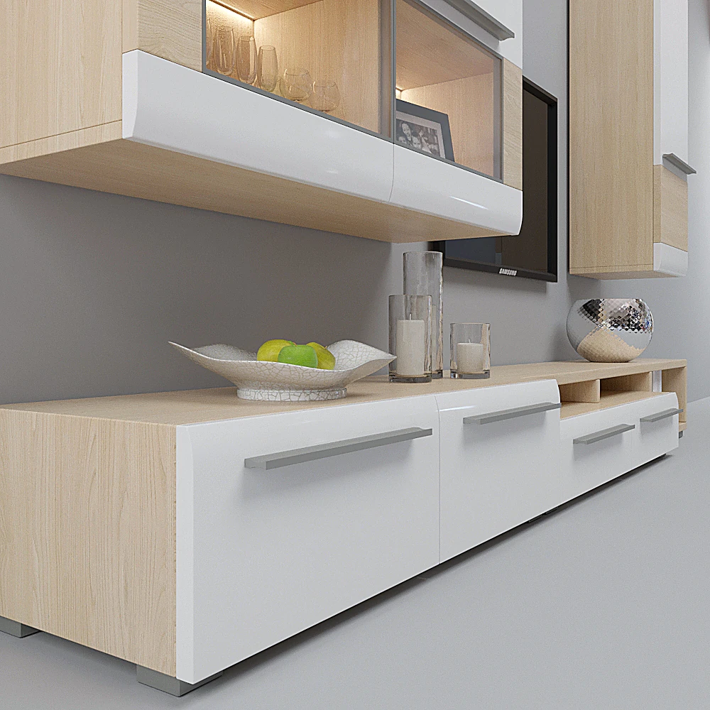 Sideboard & Chest of Drawer / Decorative set 2