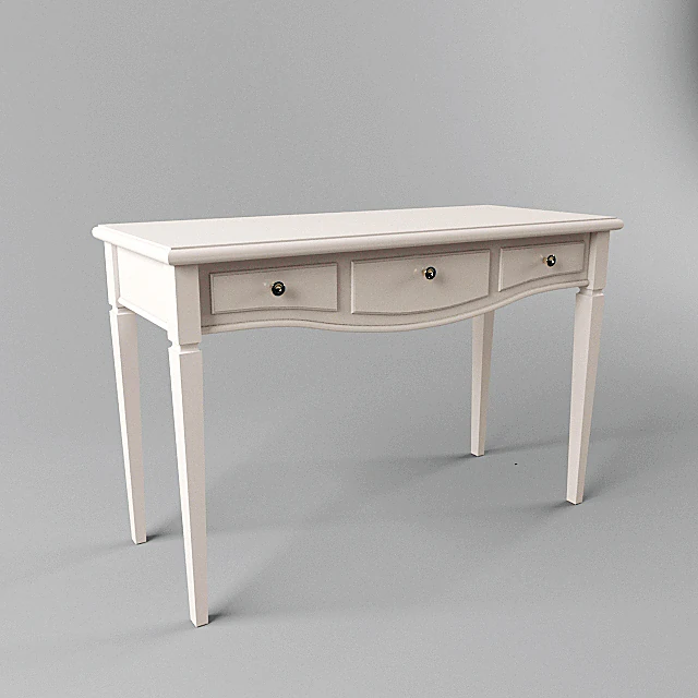 Classic White Wooden Console Table