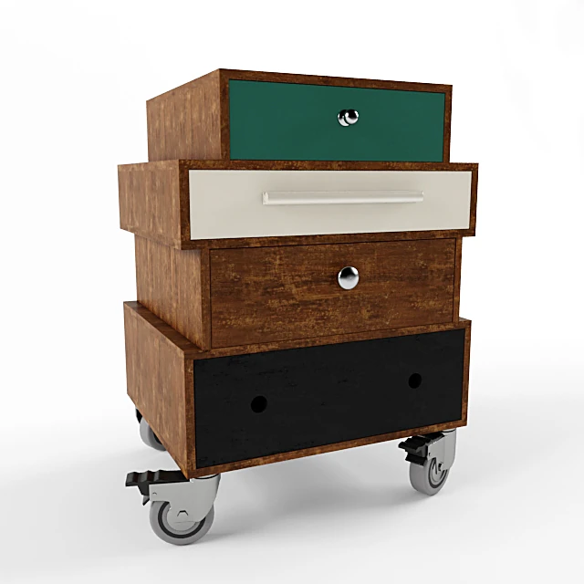 Chest of Drawers Pull-out with wheels by House Doctor DK