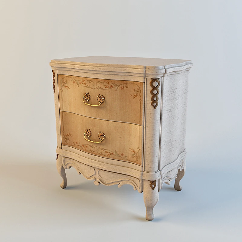 Comò Classico in Legno Intarsiato