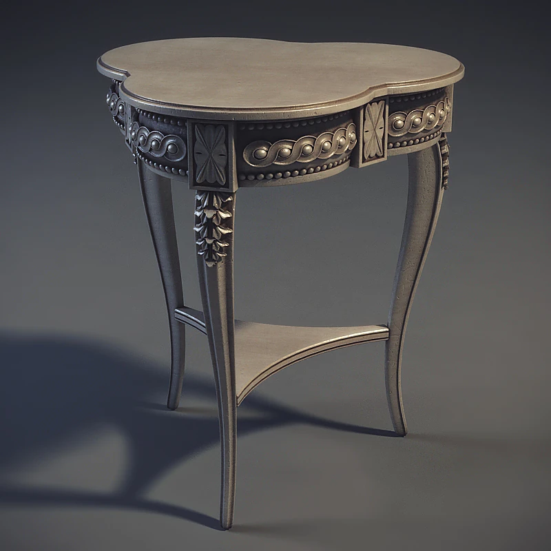 Consolle Classica con Intagli Ornamentali