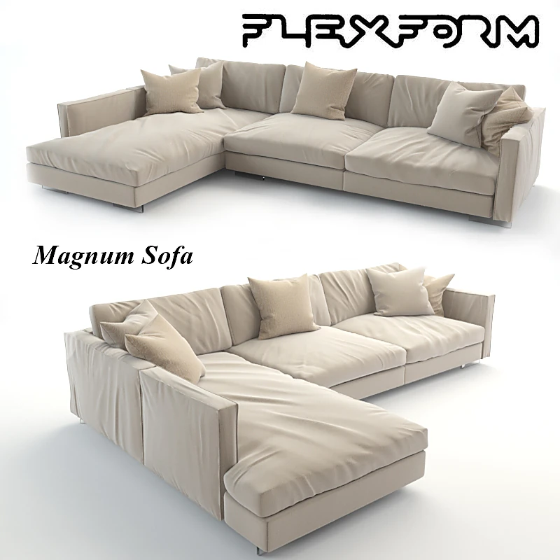 Corner Sofa Magnum by Flexform
