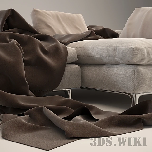 Soft Modern Fabric Modular Sofa (2)