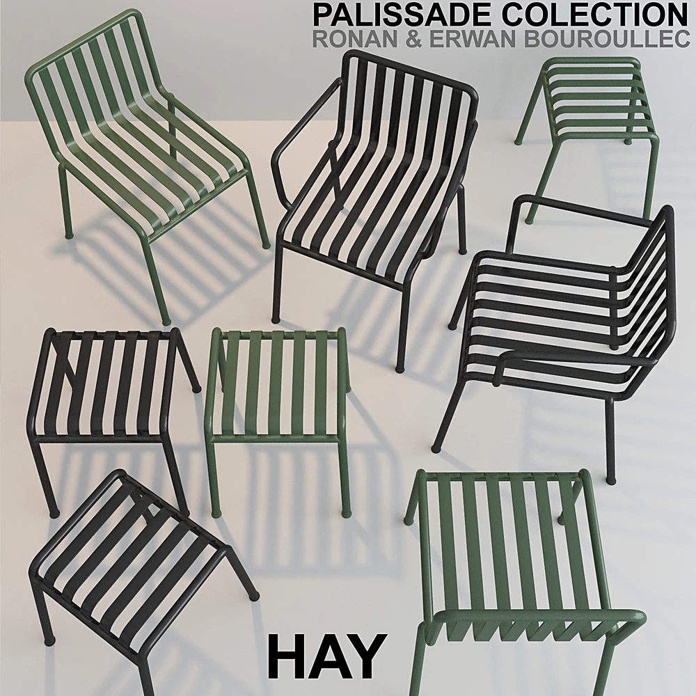 Dining Set Palissade Collection by HAY (2)