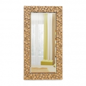 Large mirror with wooden frame - Download the 3D Model (2684 ...
