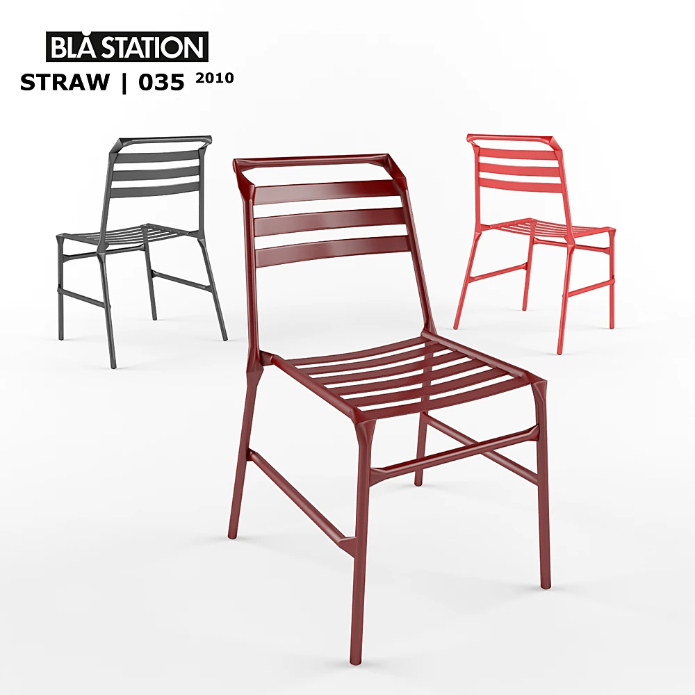 Dining Table and Chairs Set STRAW Collection by BLA STATION (2)