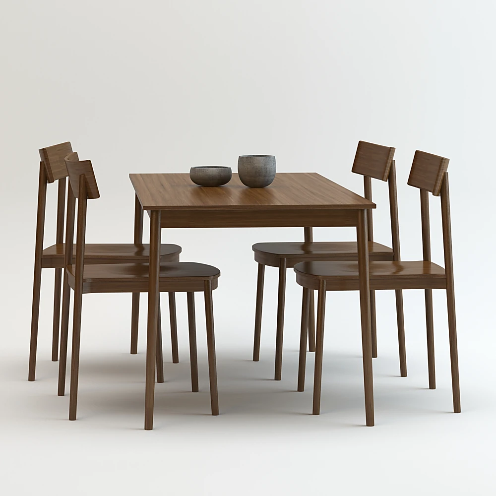 Modern Wooden Dining Set