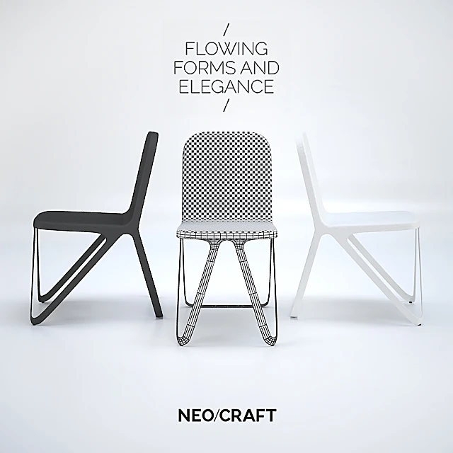 Dining Table Set Loop Series by NEO/CRAFT (3)