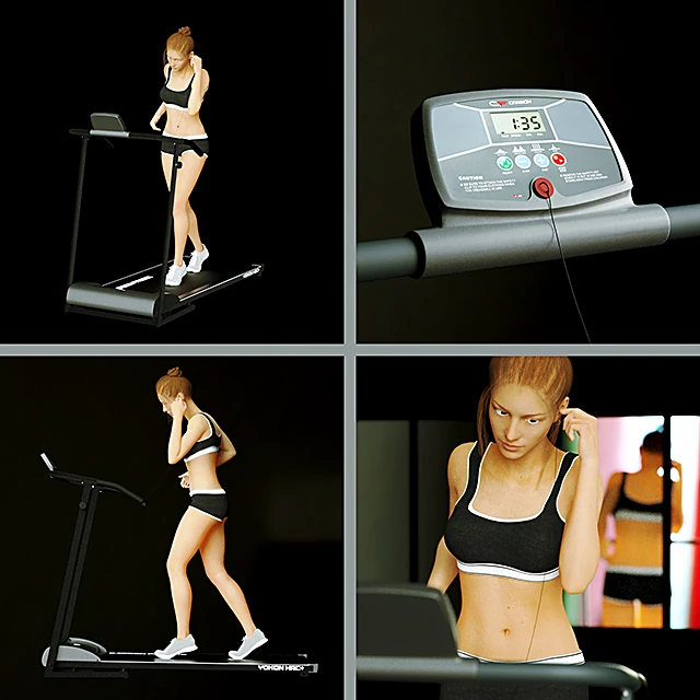 Treadmill Yukon HRC+ by Carbon Fitness (3)