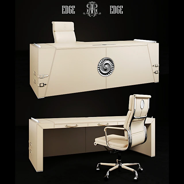 Executive Desk and Chair Set ART Edge by Edge