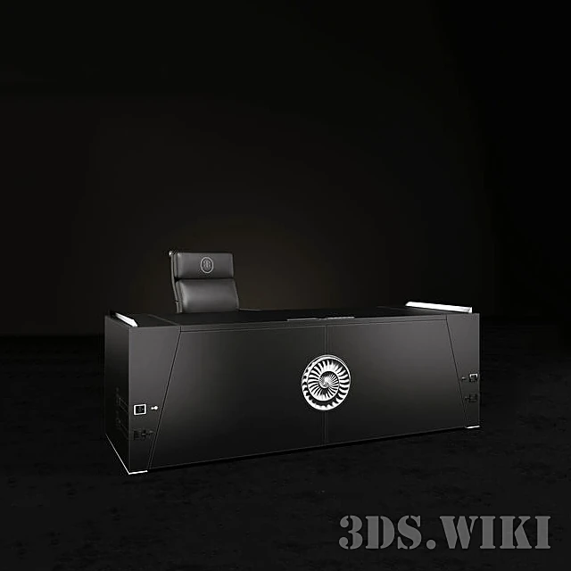 Executive Desk and Chair Set ART Edge by Edge (3)
