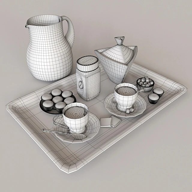 Decorative set / Food and drinks 3