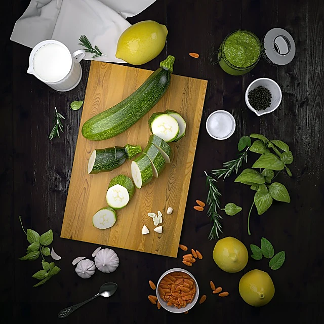 Kitchen Vegetarian Set with Organic Ingredients