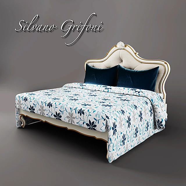 Bed SG-2496 by Silvano Grifoni