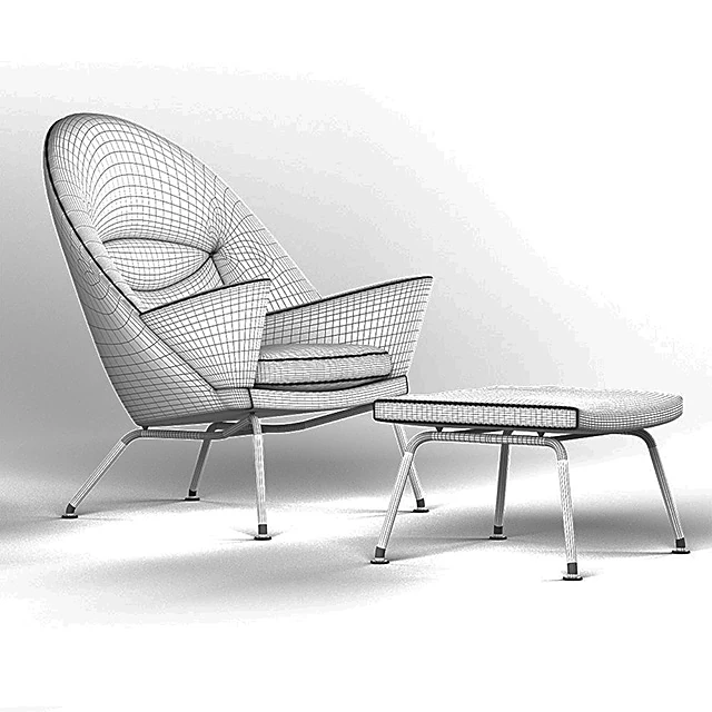 Sculptural Oculus Designer Armchair (3)