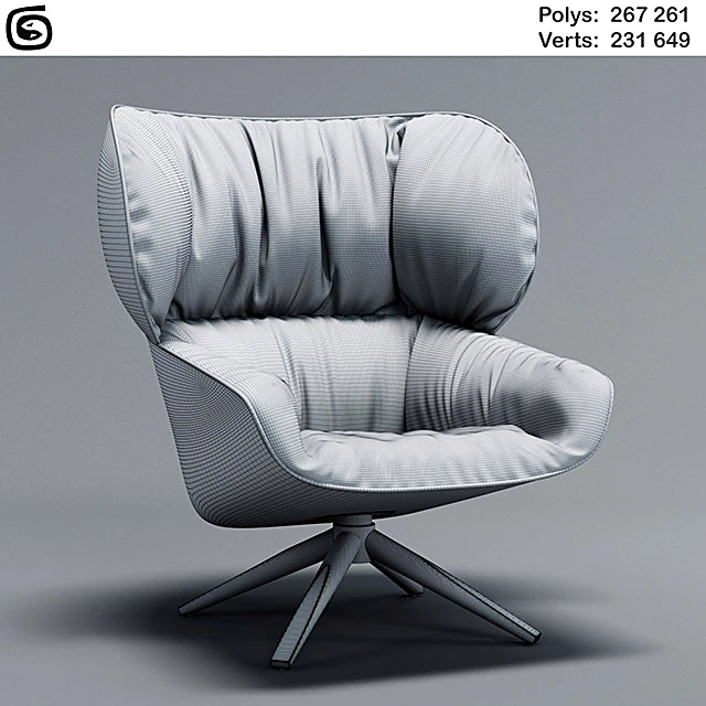 Armchair Tabano by B&B Italia (3)