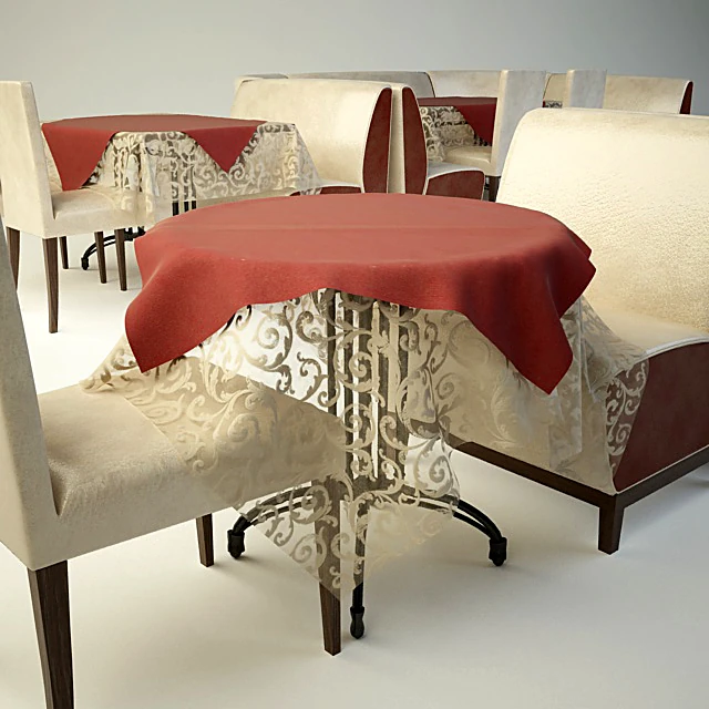 Classic Restaurant Furniture Set (2)