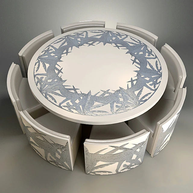 Dining Table Set Emma by Alchymia (3)