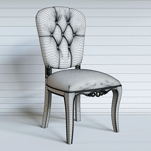 Classic Upholstered Chair with Tufted Back (3)