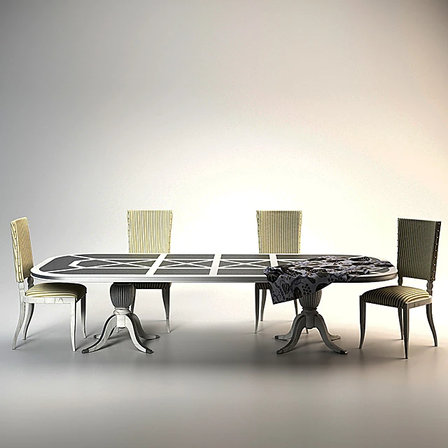 Dining Table Set Bizzotto by Bizzotto