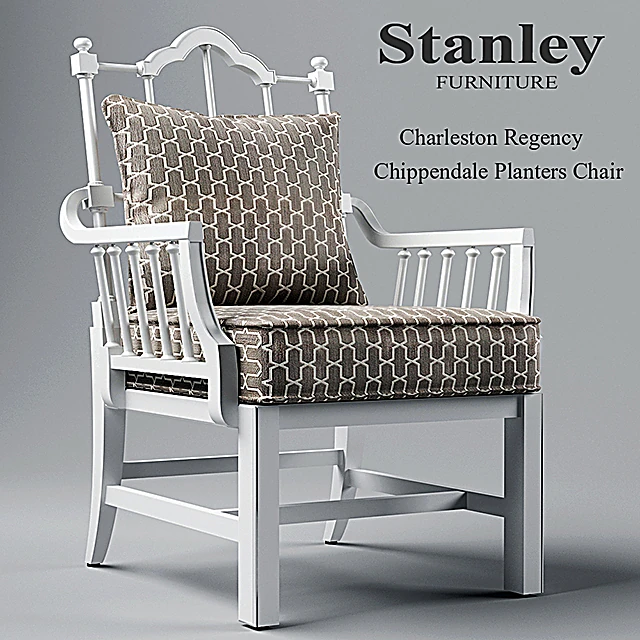 Planter's Chair Chippendale Charleston Regency by Stanley Furniture