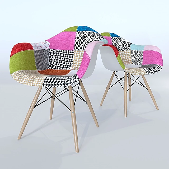 Armchair DAW Patchwork by Eames