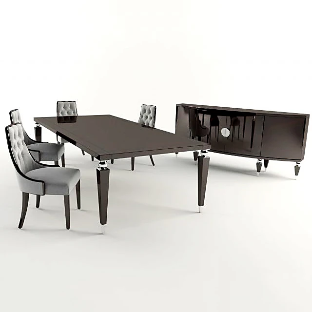 Classic Dining Set with Sideboard