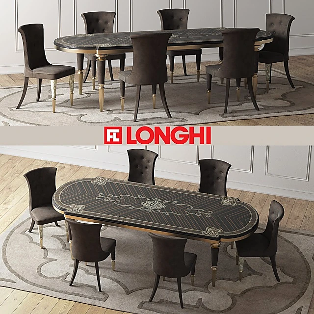 Dining Table Set LAYTON and MARION by Longhi