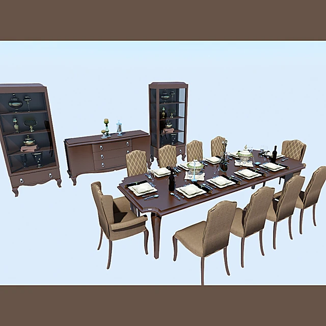Table + Chair / Sideboard & Chest of Drawer 1