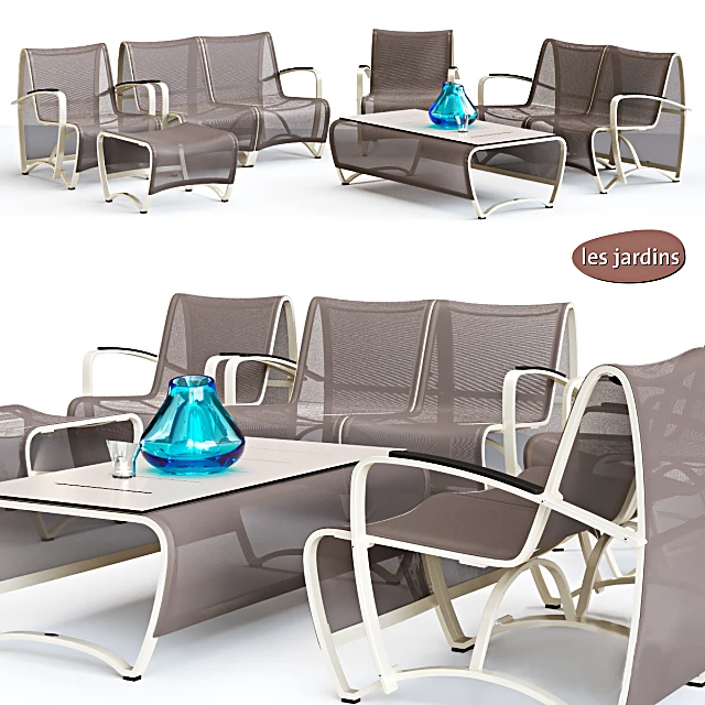 Outdoor Lounge Set Lea Jardin Siege Set by Les Jardins