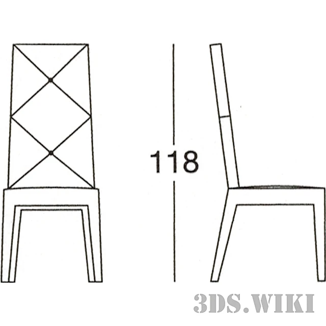 Dining Chair Must by Longhi (2)