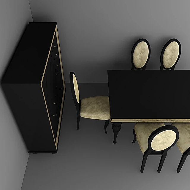 Dining Set and Sideboard Collection Galiano by Mugali Galiano (2)