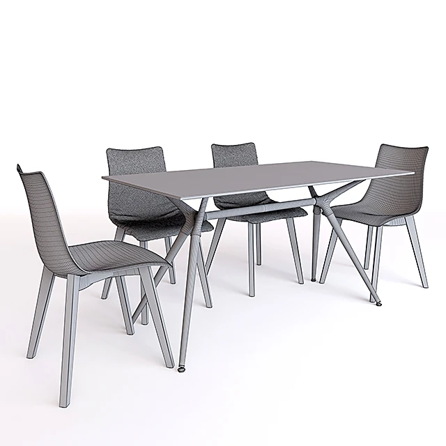 Dining Set Natural Metropolis by SCAB DESIGN (3)