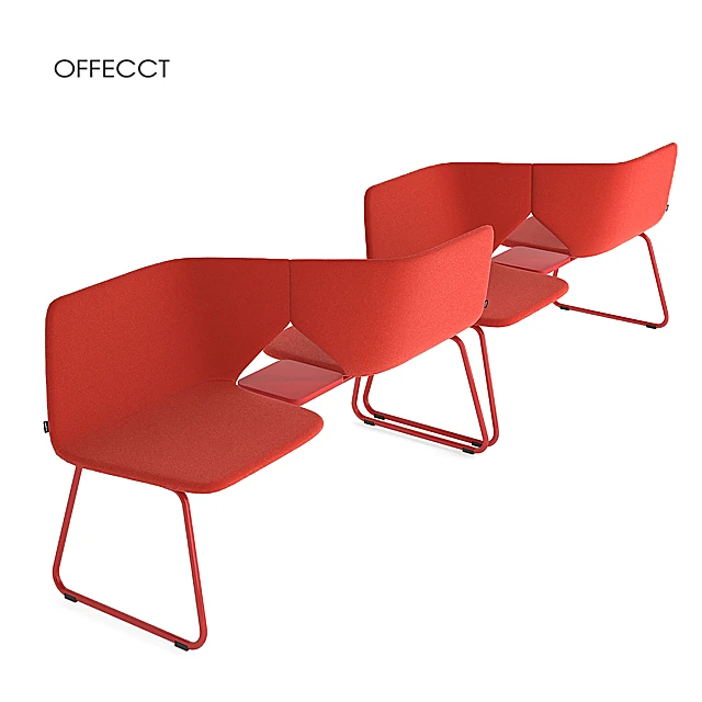 Modular Lounge Chair Studio + Twin Beam by OFFECCT