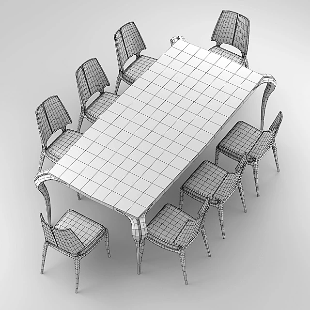 Dining Set Paul Mathieu by Luxury Living Group (3)