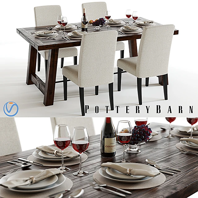 Dining Set Benchwright by Pottery Barn