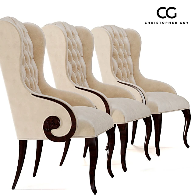 Dining Set Rain Forest & Elysées by Christopher Guy (3)