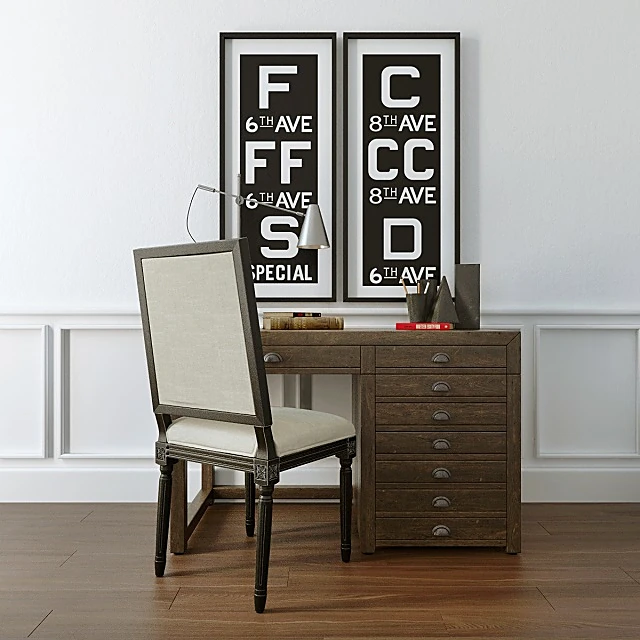 Desk and Chair Restoration Hardware by Restoration Hardware