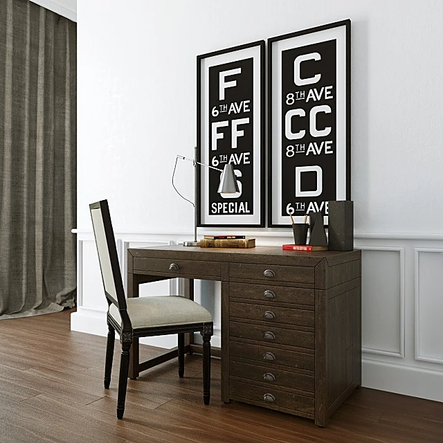 Desk and Chair Restoration Hardware by Restoration Hardware (2)