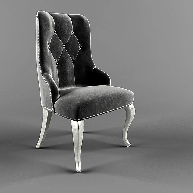 Classic Tufted Velvet Armchair