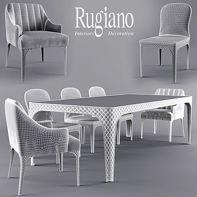 Dining Set Alexander, Viviane, Arianna by Rugiano (3)