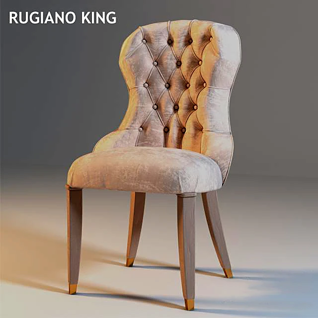 Classic Velvet Dining Chair King by Rugiano