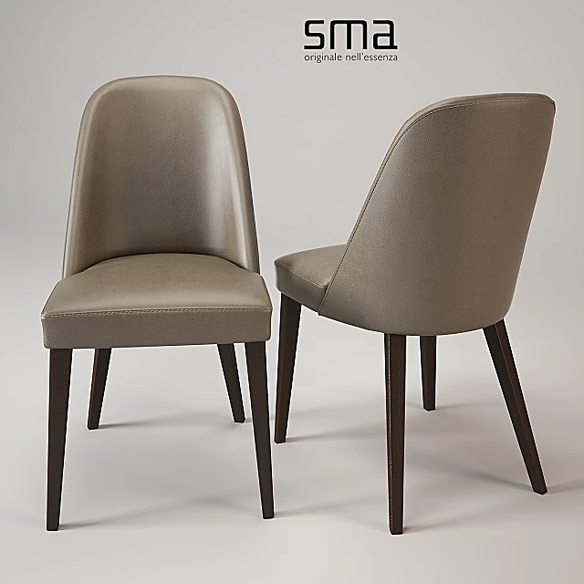 Modern Leather Chair Armonia by SMA (2)