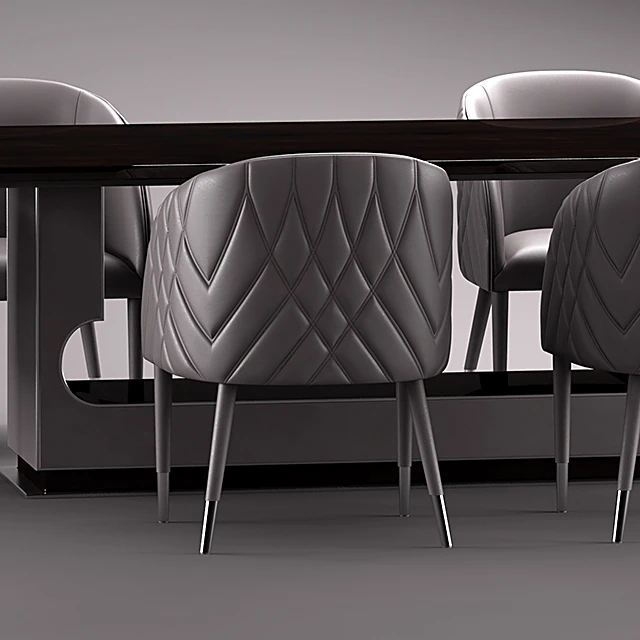 Dining Table and Chairs Set Amal by Smania (4)