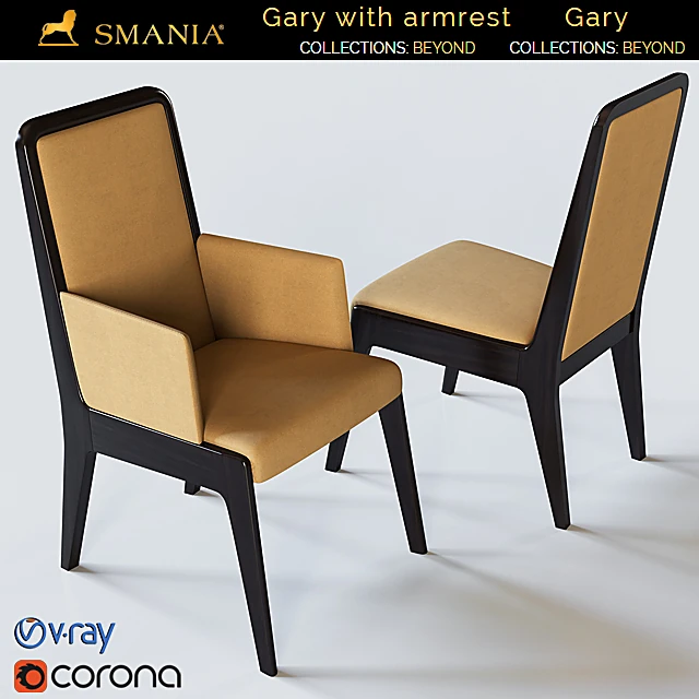 Dining Table and Chairs Set Gary and Byron by SMANIA (2)