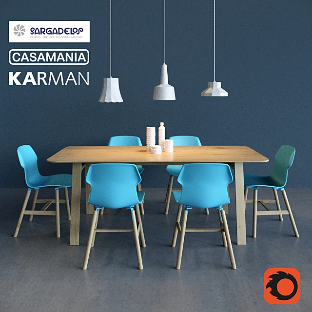 Dining Set Decorative set by Casamania