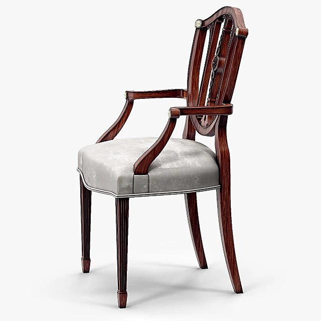 Armchair Palmer Stones Brass Rosette by Theodore Alexander (3)